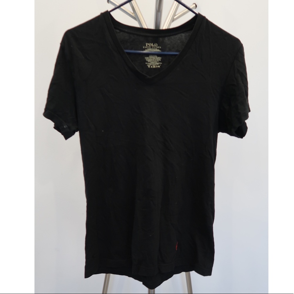 Black Polo Ralph Lauren Short Sleeved Tee